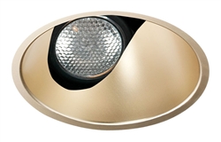 Juno Aculux Recessed Lighting 436NWHZ-FM 3-1/4" Line Voltage, Low Voltage, LED Slot Angle Cut Flush Mount, Wheat Haze Trim