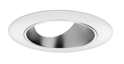 Juno Aculux Recessed Lighting 438NHZ-WH (3AC CD WHR) 3-1/4" Low Voltage, LED Angle Cut , Haze Alzak Reflector, White Trim