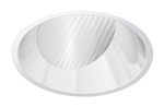 Juno Aculux Recessed Lighting 439NC-FM 3-1/4" Line Voltage, Low Voltage, LED Downlight Lensed Wall Wash, Clear Alzak Reflector, Flush Mount Trim
