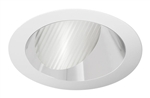 Juno Aculux Recessed Lighting 439NC-SFWH 3-1/4" Line Voltage, Low Voltage, LED Downlight Lensed Wall Wash, Clear Alzak Reflector, Self Flanged White Trim