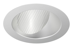 Juno Aculux Recessed Lighting 439NHZ-SF 3-1/4" Line Voltage, Low Voltage, LED Downlight Lensed Wall Wash, Haze Alzak Reflector, Self Flanged Trim