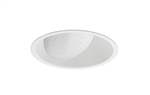 Juno Aculux Recessed Lighting 439NW-FM 3-1/4" Line Voltage, Low Voltage, LED Downlight Lensed Wall Wash, White Cone, Flush Mount Trim