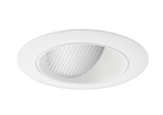 Juno Aculux Recessed Lighting 439NW-WH 3-1/4" Line Voltage, Low Voltage, LED Downlight Lensed Wall Wash, White Cone