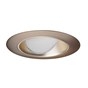 Juno Aculux Recessed Lighting 439NWHZ-ABZ 3-1/4" Line Voltage, Low Voltage, LED Downlight Lensed Wall Wash, Wheat Haze Alzak Reflector, Aged Bronze Trim