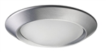 Juno Recessed Lighting 4401-SC (4401 SC) 4" Low Voltage Frosted Glass Dome Lensed Trim, Satin Chrome Trim