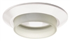 Juno Recessed Lighting 4403FROST-WH (4403 FROSTWH) 4" Low Voltage Frosted Cylinder GlassTrim, White Trim