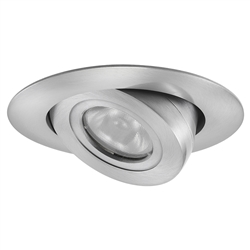 Juno Recessed Lighting 440LEDG4N-27-6-SC 4" LED Adjustable Module, 600 Lumens, 2700K Color Temperature with Satin Chrome Trim