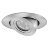 Juno Recessed Lighting 440LEDG4N-41-6-SC 4" LED Adjustable Module, 600 Lumens, 4100K Color Temperature with Satin Chrome Trim