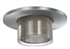 Juno Recessed Lighting 4450MESH-SC (4450 MESHSC) 4" Low Voltage Glass Cylinder Trim, Satin Chrome Trim