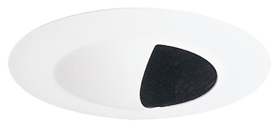 Juno Recessed Lighting 446-WH (446 WH) 4" Line Voltage, Low Voltage, Adjustable Scoop Trim, GU10 Base, White Trim