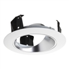 Juno Recessed Lighting 47LHZ-WH (47L HZWH) 4" Adjustable Cone Trim, Haze Reflector White Trim