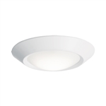 Juno Recessed Lighting 4RLS-927-6-WH Downlight 4" LED Retrofit Surface Mount Trim 2700K, 600 lumens, 90 CRI, White Finish