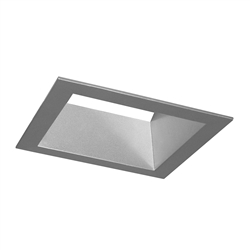Juno Aculux Recessed Lighting 5000SQHZ-SF (4SQAC20 CD SF) 4 inch LED Square 20 Degree Angle-Cut Reflector, Self Flanged, Haze Reflector