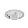 Juno Aculux Recessed Lighting 5001C-SF (4AC CS SF WET) 4 inch LED Lensed Angle-Cut Cone Trim, Self Flanged, Clear Specular Alzak Finish