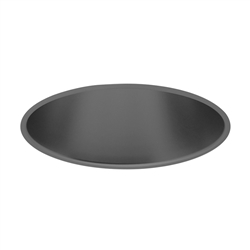 Juno Aculux Recessed Lighting 5002B-FM (4DP BS FM WET) 4 inch LED Lensed Cone Trim, Flush Mount, Black Specular Alzak Finish