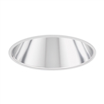 Juno Aculux Recessed Lighting 5002C-FM (4DP CS FM WET) 4 inch LED Lensed Cone Trim, Flush Mount, Clear Specular Alzak Finish