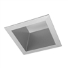 Juno Aculux Recessed Lighting 5002SQHZ-SF (4SQD CD SF WET) 4 inch LED Square Lensed Downlight Reflector, Self Flanged, Haze Reflector