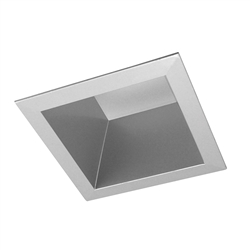 Juno Aculux Recessed Lighting 5002SQHZ-SF (4SQD CD SF WET) 4 inch LED Square Lensed Downlight Reflector, Self Flanged, Haze Reflector