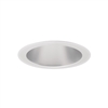 Juno Aculux Recessed Lighting 5007W-SF (4DP W SF) 4 inch LED Parabolic Cone Trim, Self Flanged, White Finish