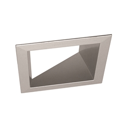 Juno Aculux Recessed Lighting 5008SQHZ-SF (4SQA CD SF) 4 inch LED Square 45 Degree Angle-Cut Reflector, Self Flanged, Haze Reflector