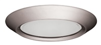 Juno Recessed Lighting 5101-SC (5101 SC) 5" LED, Compact Fluorescent, Beveled Frame, Frosted Dome Lens with Reflector Trim, Satin Chrome Trim