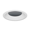 Juno Aculux Recessed Lighting 5302BHZ-WH-SF (4DBV BD WHSF WET) 4 inch LED Lensed Bevel Trim, Self Flanged, White Finish