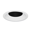 Juno Aculux Recessed Lighting 5307BHZ-WH-SF (4DBV BD WHSF) 4 inch LED Bevel Trim, Self Flanged, White Finish