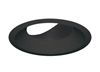 Juno Aculux Recessed Lighting 5308BHZ-BL-SF (4ABV BD BLSF) 4 inch LED Adjustable Bevel Trim, Self Flanged, Black Finish