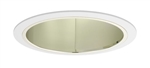 Juno Aculux Recessed Lighting 600G-WWC-WH 6" CFL Wall Wash Open Downlight Gold Alzak Reflector, White Trim