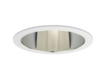 Juno Aculux Recessed Lighting 600G-WWD-WH 6" CFL Double Wall Wash Open Downlight Gold Alzak Reflector, White Trim