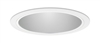 Juno Aculux Recessed Lighting 600HZ-WH 6" CFL Vertical Open Downlight Haze Alzak Reflector, White Trim