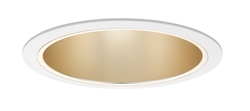 Juno Aculux Recessed Lighting 600WHZ-WH 6" CFL Vertical Open Downlight Wheat Haze Alzak Reflector, White Trim