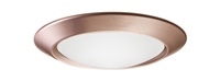 Juno Recessed Lighting 6101-ABZ (6101 ABZ) 6" LED, Fluorescent, Beveled Frame, Frosted Dome Lens with Reflector Trim, Aged Bronze Trim