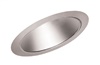 Juno Recessed Lighting 620HZ-SC (620 HZSC) 6" LED Slope Ceiling Reflector Cone Trim, Haze Reflector, Satin Chrome Trim