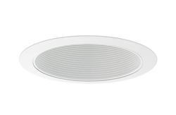 Juno Aculux Recessed Lighting 624W-WH 5-5/8" Line Voltage Deep Downlight,  White Baffle, White Trim