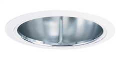 Juno Aculux Recessed Lighting 664C-WH 6" Line Voltage Corner Wall Wash, Clear Alzak Reflector, White Trim