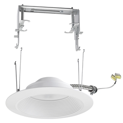 Juno Recessed Lighting 6RLC-830-9-WWH Downlight 6" Downlight LED Retrofit Trim 3000K, 900 Lumens, 80 CRI, White Finish