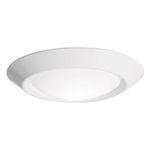 Juno Recessed Lighting 6RLS-927-6-WH Downlight 6" LED Retrofit Surface Mount Trim 2700K, 750 lumens, 90 CRI, White Finish