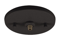 Juno Track Lighting 902 QJ BLA Flat Quick Jack MonoPoint for use with Remote Transformers, Black Finish