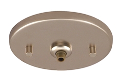 Juno Track Lighting 902 QJ SNA Flat Quick Jack MonoPoint for use with Remote Transformers, Satin Nickel Finish