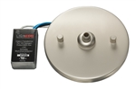 Juno Track Lighting 909 QJ SNA Flat Quick Jack MonoPoint With built-in 50W Transformer, Satin Nickel Finish