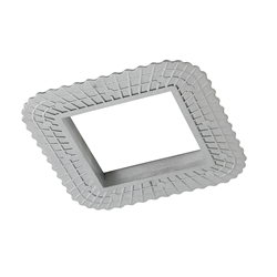 Juno Aculux Recessed Lighting FMASQ2-3 2" Square Flush Mount Adapter for 3-Head Housings