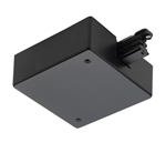 Juno HD Commercial Track Lighting HTEK12CL-BL (HTEK12CL BL) 277V 2-Circuit/2-Neutral, HTEK Current Limiting End Feed - Right Polarity, Black Color