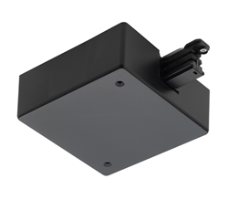 Juno HD Commercial Track Lighting HTEK12CL-BL (HTEK12CL BL) 277V 2-Circuit/2-Neutral, HTEK Current Limiting End Feed - Right Polarity, Black Color