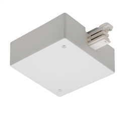 Juno HD Commercial Track Lighting HTEK12CL-WH (HTEK12CL WH) 277V 2-Circuit/2-Neutral, HTEK Current Limiting End Feed - Right Polarity, White Color