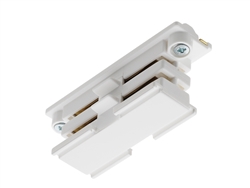 Juno HD Commercial Track Lighting HTEK21-WH (HTEK21 WH) 277V 2-Circuit/2-Neutral, HTEK Miniature Straight Connector, White Color