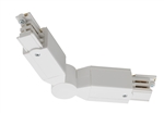 Juno HD Commercial Track Lighting HTEK24-WH (HTEK24 WH) 277V 2-Circuit/2-Neutral, HTEK Adjustable Connector, White Color