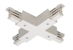 Juno HD Commercial Track Lighting HTEK38-WH (HTEK38 WH) 277V 2-Circuit/2-Neutral, HTEK X Connector, White Color