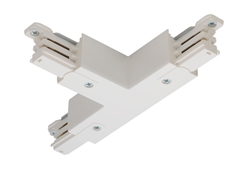 Juno HD Commercial Track Lighting HTEK39-WH (HTEK39 WH) 277V 2-Circuit/2-Neutral, HTEK T Connector - Adjustable Right Polarity, White Color