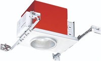 Juno IC1LEDFW 07LM 27K 90CRI WFL MVOLT ZT10 Recessed Lighting 4" IC LED Fire-Rated New Construction LED Housing, 700 Lumens, 2700K, 90 CRI, 65 Degree Distribution, 120-277V, 0-10V, 10% Dim